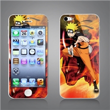 火影忍者图案鸣人左助各种卡通人物手机彩膜苹果手机保护膜