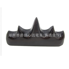 厂家批发全网最低无指山黑梓木笔架笔搁文房四宝礼品套装配件