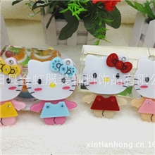 J240韩国亚克力卡通镜子手机DIY贴钻饰品厂家直销批发