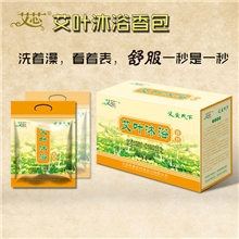厂家批发艾芯牌沐浴香包中药泡澡30盒每箱艾叶沐浴香包oem