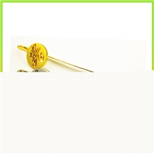 艺术学院书签锌合金镀金书签带杆书签校庆礼品