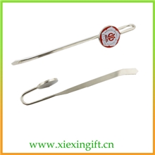 广东工业大学书签金属烤漆书签深大书签礼品订做