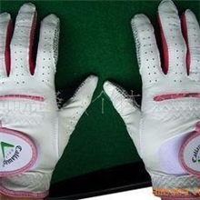 高尔夫手套防滑手套18号女士手套高尔夫运动手套羊皮手套