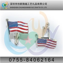 供应平面圆形铜袖扣合金袖扣LV高档镶钻袖扣