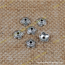 复古配件藏银饰品DIY配件藏银配件批发花托A0202