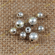 DIY配件藏银配件批发光面4毫米6毫米8毫米10毫米圆珠B818