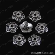 复古配件藏银饰品DIY配件藏银配件批发花托A0459