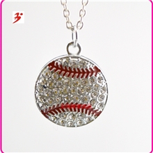 旗舰店球迷喜爱篮球球形项链珠宝首饰批发零售订做