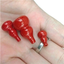 饰品配件批发台湾高档天然朱砂葫芦DIY配件吊坠挂坠