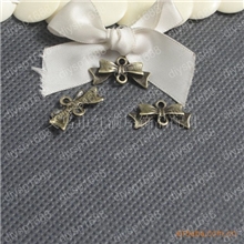 A1005厂家0.99克复古蝴蝶结DIY饰品批发复古配件100个/包