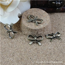 A1004古青1.1克复古蝴蝶结DIY饰品配件ZAKKA配件100个/包