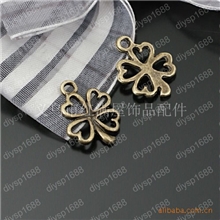 A1179厂家0.5克复古四叶草手工DIY饰品项链挂件100个/包