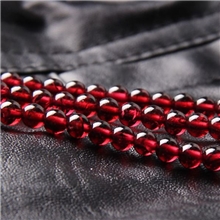 附带鉴定证书5A极品天然水晶DIY酒红石榴石半成品DIY材料散珠批发