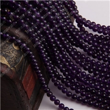 DIY手工配件材料/天然极品4A紫水晶半成品/串珠散珠厂家饰品批发