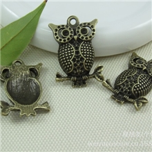 A0007复古猫头鹰挂件饰品原材料两元店饰品diy饰品配件批发