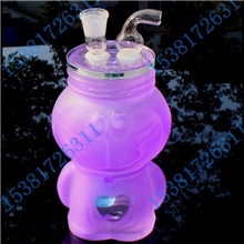 玻璃咖啡猫许愿瓶水晶烟具玻璃瓶水烟壶冰壶配件