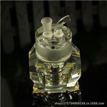 厂家直销水烟壶水晶烟壶玻璃壶配件水晶玻璃水烟壶亚克力批发