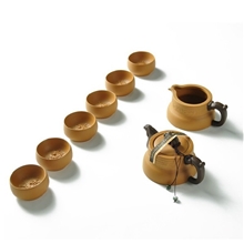 顺天扬台湾天壶陶坊茶具陶土套装茶具整套同享壶杯组