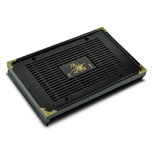 【家居/办公用品和德】兰香实木茶盘批发两色选择支持混批