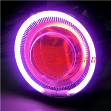 高档款摩托车2.5寸双光透镜氙气灯改装摩托天使眼恶魔眼疝气灯