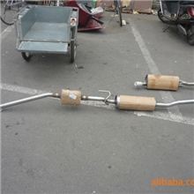 供应全车配件批发赛欧消声器前节