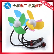 可夹车载风扇便携车用电扇车载迷你小风扇通用汽车车载风扇