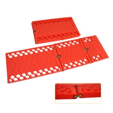 折叠泥地雪地防陷防滑脱困板防沙板自驾游装备汽车用品两片