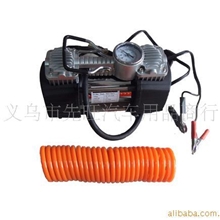 供应电动充气泵汽车打气棒车载充气泵双杠打气泵