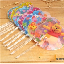 清凉水晶柄口哨扇子动物卡通扇塑料口哨扇子六一儿童节礼物