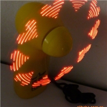 厂家供应LED闪字风扇