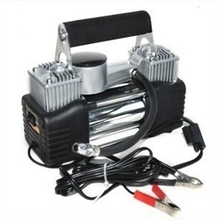 车载充气机汽车打气泵汽车用轮胎打气泵双缸充气泵厂家直