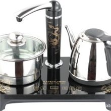 批发电热水壶茶具套装自动上水电茶炉配消毒碗烧水壶茶盘专用