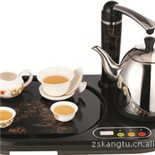 红双喜三合一电茶盘批发自动上水电热水壶配茶具套装电茶炉礼品