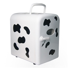 2013款奶牛冰箱4L小冰箱车载冰箱迷你冰箱车家两用电子冷热箱