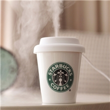 doulex星巴克骨瓷杯加湿器USB空气迷你员工福利礼品定制加logo