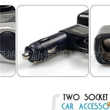 供应USB点烟器一分二一拖二WF-0097