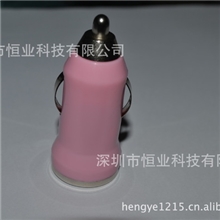 厂家大量供应迷你USB充电器彩色子弹头MINI车充（图）