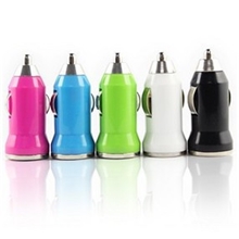 供应iphone车充子弹头车充苹果车充迷你USB车载充电器