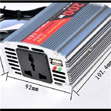 200W车载逆变直流12转交流220V笔记本专用200W车载逆变电源