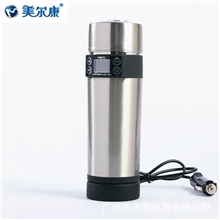 MERC不锈钢车载电热水杯烧水壶大容量汽车载加热保温杯厂家批发