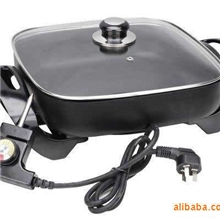 厂家供应锅烧烤四方锅韩式烧烤锅四方锅韩式电子锅不粘锅