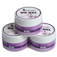 美甲用品批发UV胶凝胶基础胶模型胶光疗甲延长胶3个一套