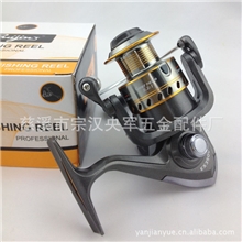 海钓必备产品批发渔具鱼线轮渔轮高级纺车式金属渔轮