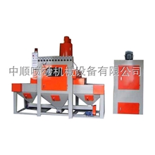 供应12枪全自动输送式喷砂机，苏州昆山顺鑫胜质量保证，信誉低价