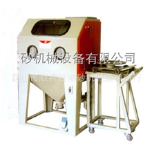 昆山顺鑫胜供应上海喷砂机、较重，模具专用，台车转盘手动喷砂机