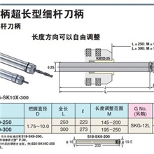 日研直柄细杆刀柄/S25-SK10-300