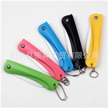 现货供应1件起批新款折叠陶瓷刀陶瓷折刀水果刀果皮小刀