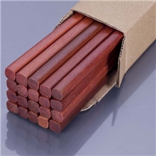 红檀木筷子原木筷子家居用品酒店饭店茶楼筷子促销淘宝饭店礼品