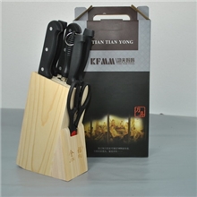 KFMM功夫妈妈礼品套刀、厨房套刀、阳江刀具、不锈钢套刀八件套刀