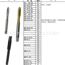 YAMAWA：螺尖丝锥丝攻丝塔牙针攻牙针挤压挤牙螺旋丝攻锋钢碳钢系